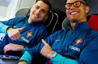 Cristiano Ronaldo wearing custom G-Shock DW-6900 watch