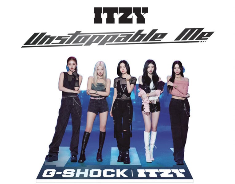 Free Itzy acrylic stand with purchase of select women's models at G-Shock U.S.