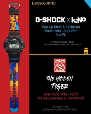 kaNO x G-Shock DW6900-1KN to be released in NYC on March 29 - G-Central