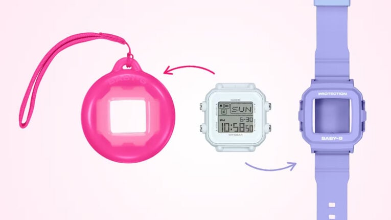 BABY-G + PLUS removeable watch and silicone holder with strap