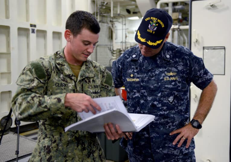 Navy Commander wearing G-Shock GW7900