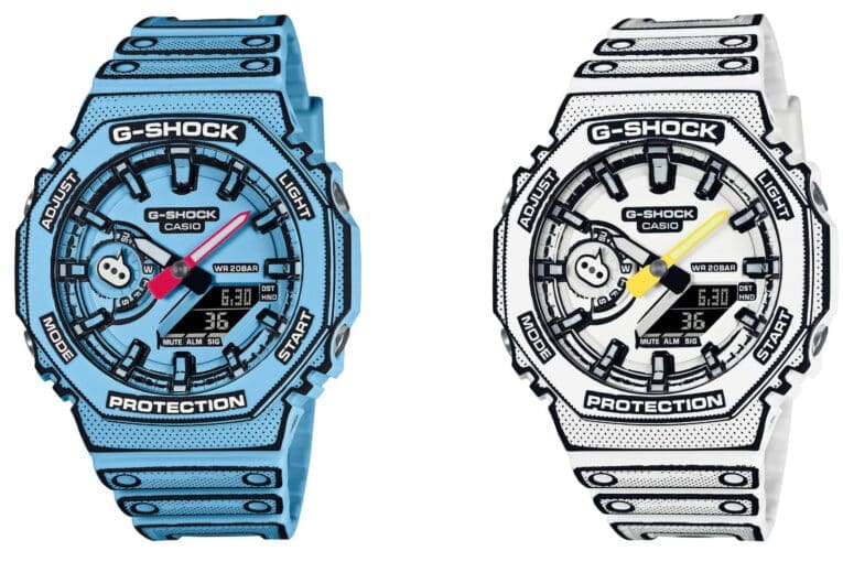 G-Shock GA-2100MNG Manga Series: GA-2100MNG-2AJR and GA-2100MNG-7AJR