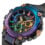 Limited edition G-Shock MTG-B3000DN-1A with Diffuse Nebula blue-purple gradation and rainbow dial