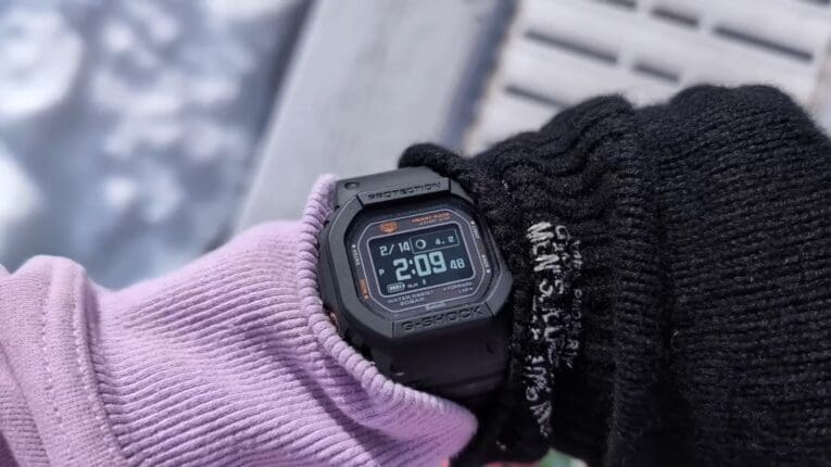 PewDiePie wearing Casio G-Shock G-SQUAD DW-H5600