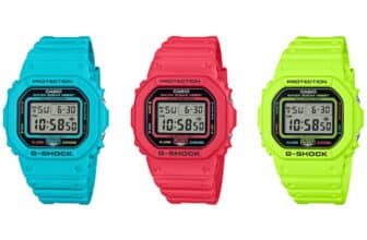 G-Shock Energy Pack Series: DW-5600EP-2, DW-5600EP-4, DW-5600EP-9