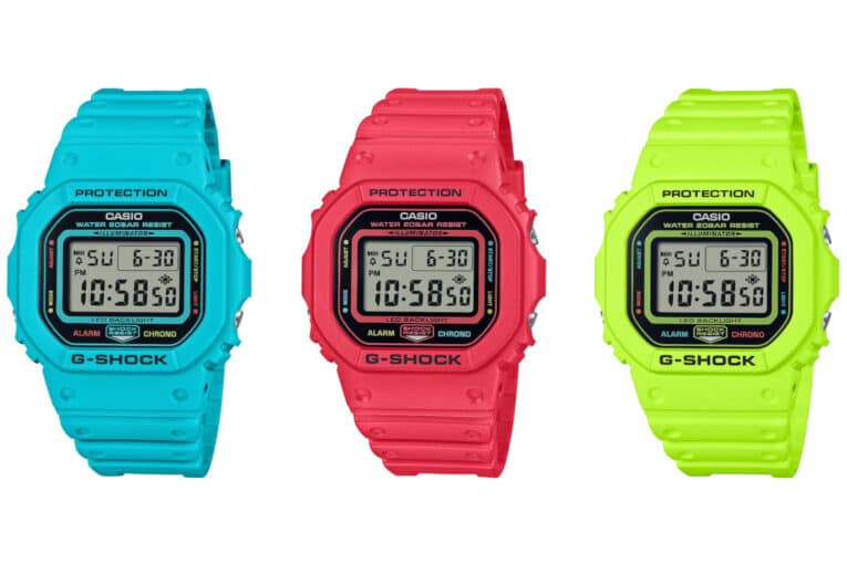 G-Shock Energy Pack Series: DW-5600EP-2, DW-5600EP-4, DW-5600EP-9