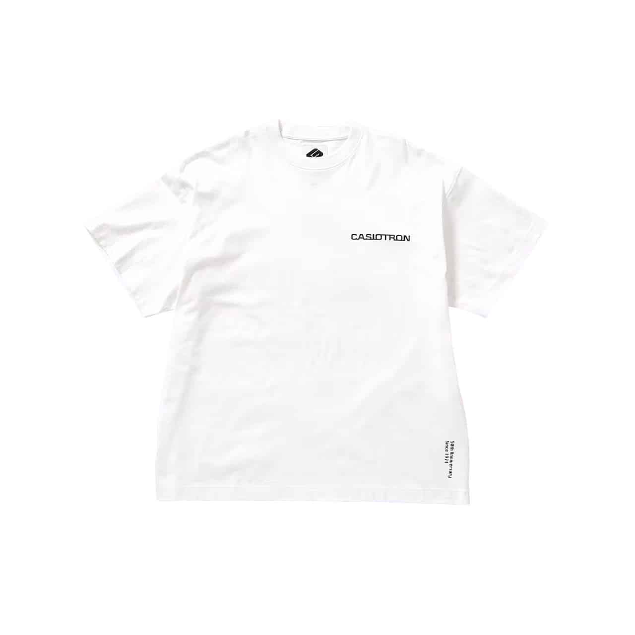 CASIO 50th Anniversary Tシャツ Lサイズ ホワイト Casio Watch 50th Anniversary Collection T-shirts from G