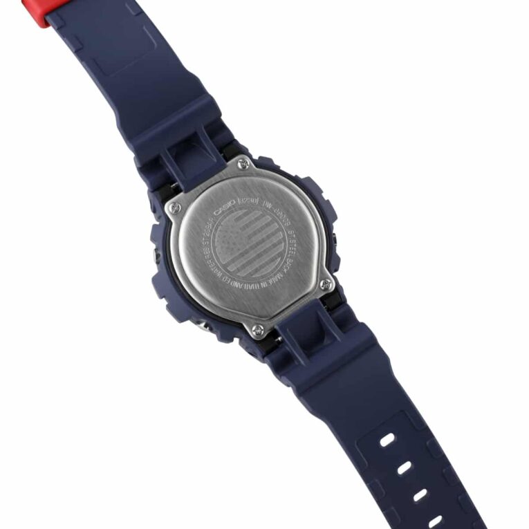 G-Shock DW6900US24-2 Case Back with American Flag Engraving