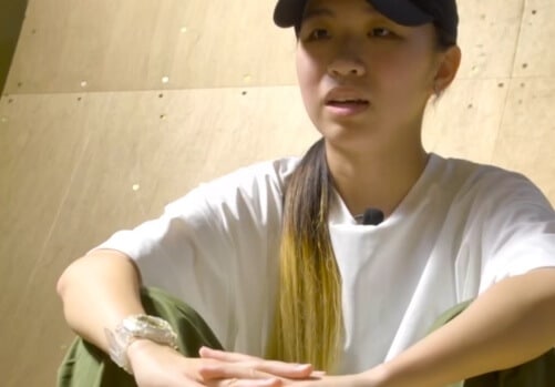Japanese skateboarder Liz Akama wins Olympic silver medal wearing a G-Shock watch