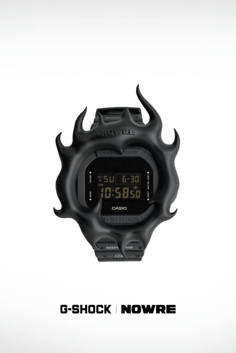 NOWRE x G-Shock DW-5600 Flame Attachment