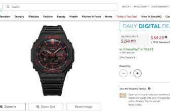 Big discounts on G-Shock and Casio watches at ShopHQ