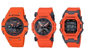 G-SHOCK FUNCTIONAL LOGO FL SERIES with GA-2300FL-4A, GA-B001FL-4A, GD-B500FL-4