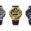 G-Shock GM-700: Large metal-covered analog-digital watch with stainless steel bezel