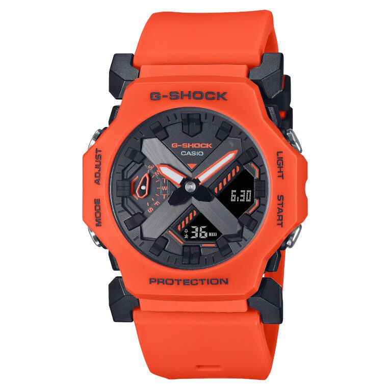 G-Shock Functional Logo Series in emergency orange - G