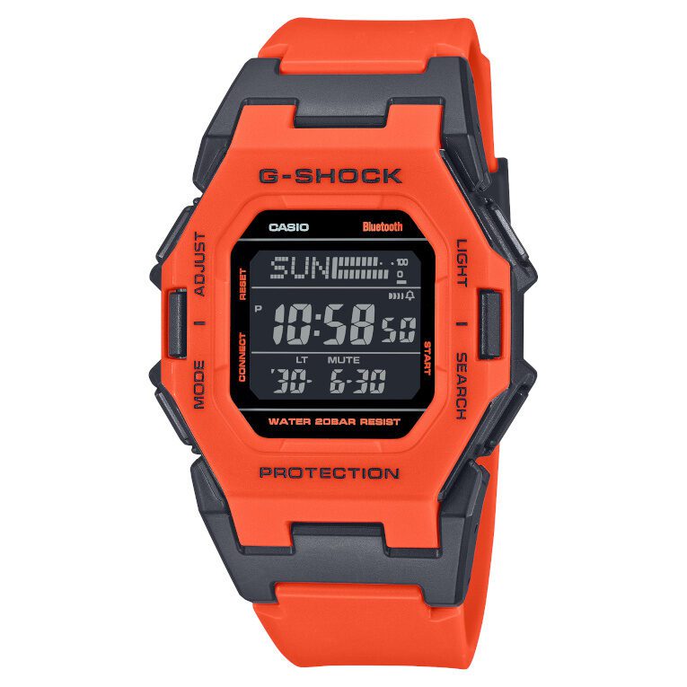 G Shock Functional Logo Series in emergency orange G Central G Shock Fan Site
