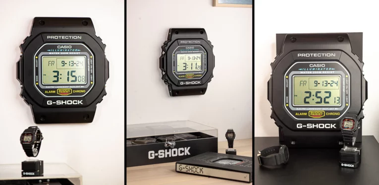 G-Shock Canada is giving away a special prize set with wall clock, watch, and book