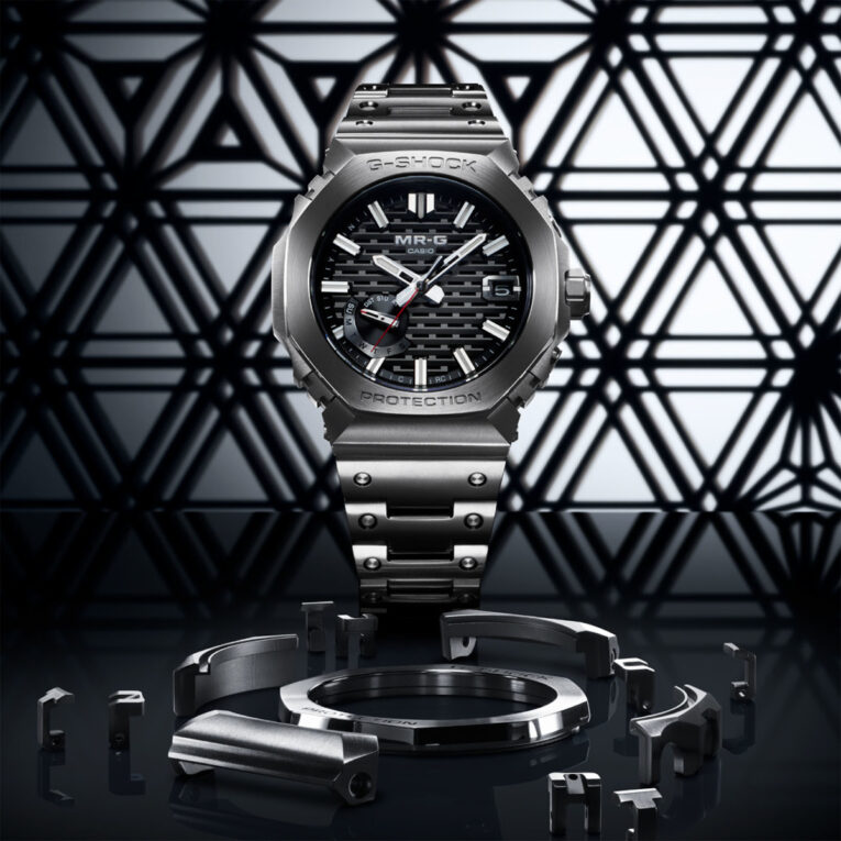 G-Shock MRG-B2100D-1A Silver Titanium