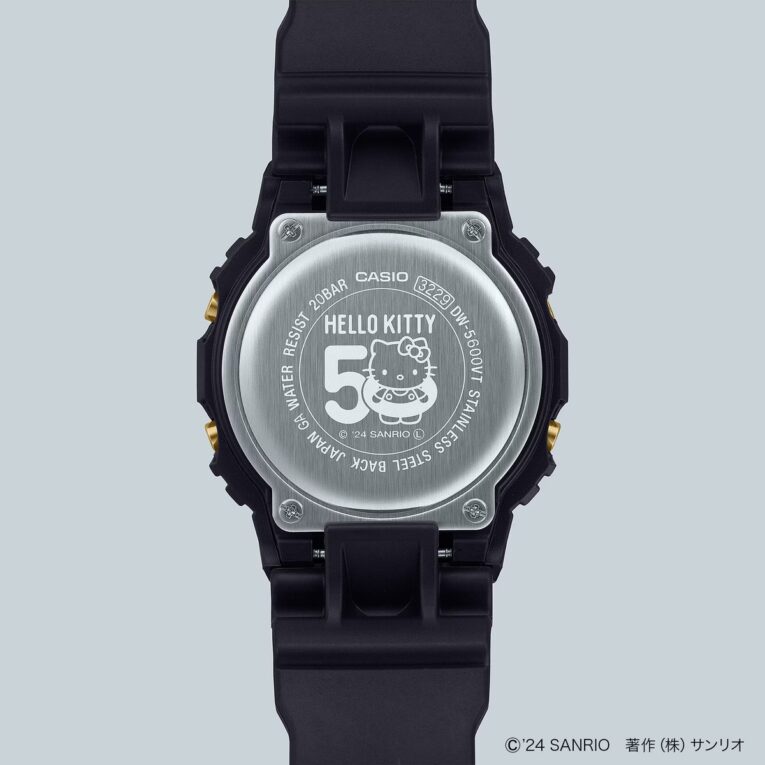 Hello Kitty x G-Shock DW-5600KT24-1 Case Back