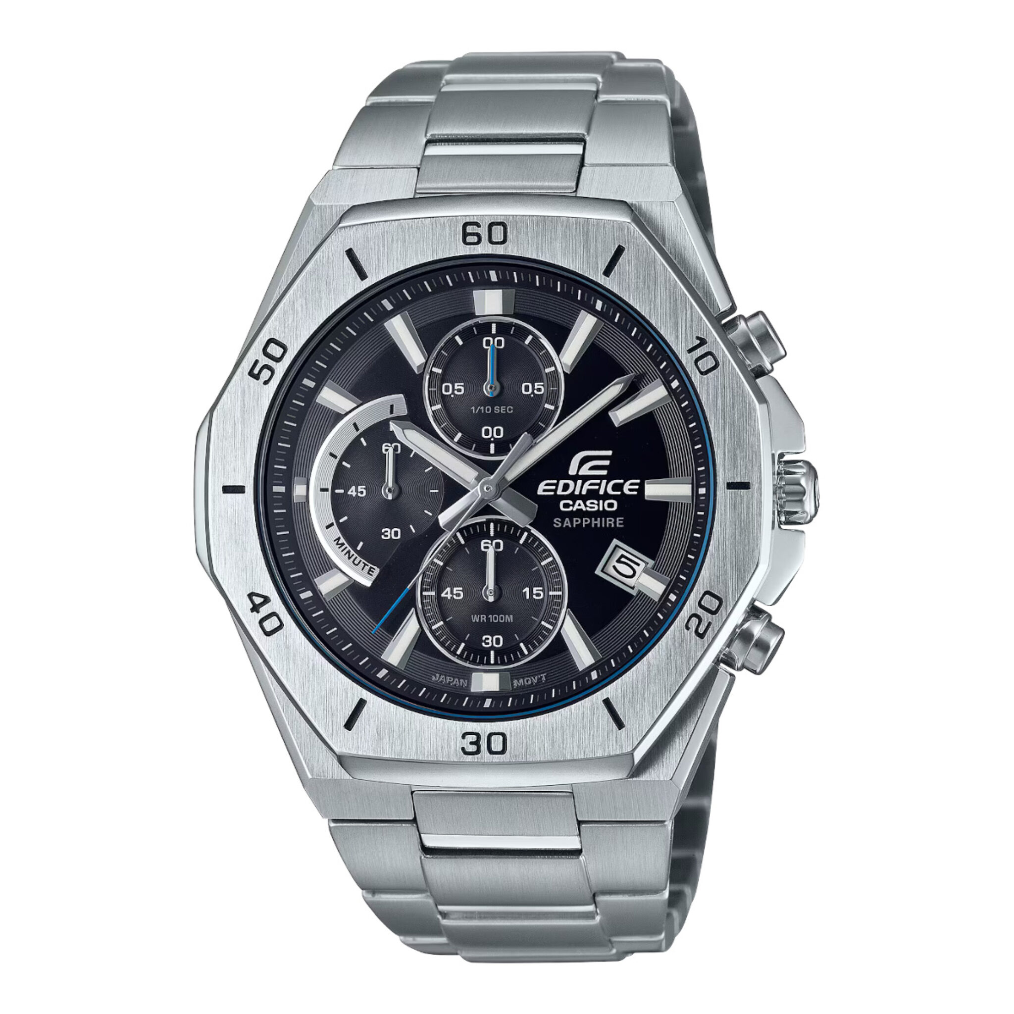 These under-$200 octagonal-metal-analog Casio watches have a sapphire ...