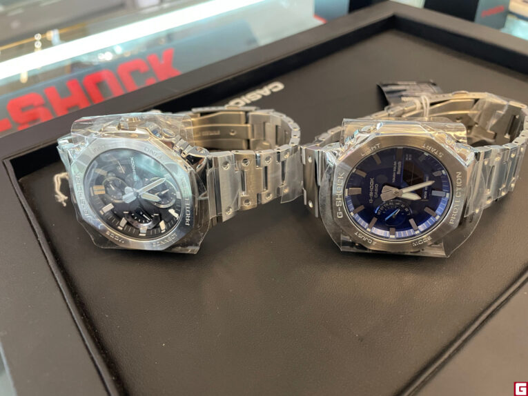 G-Shock GMC-B2100 Next To GM-B2100 