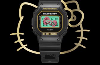 HELLO KITTY X G-SHOCK DW-5600KT24-1 COLLABORATION FOR HELLO KITTY 50TH ANNIVERSARY