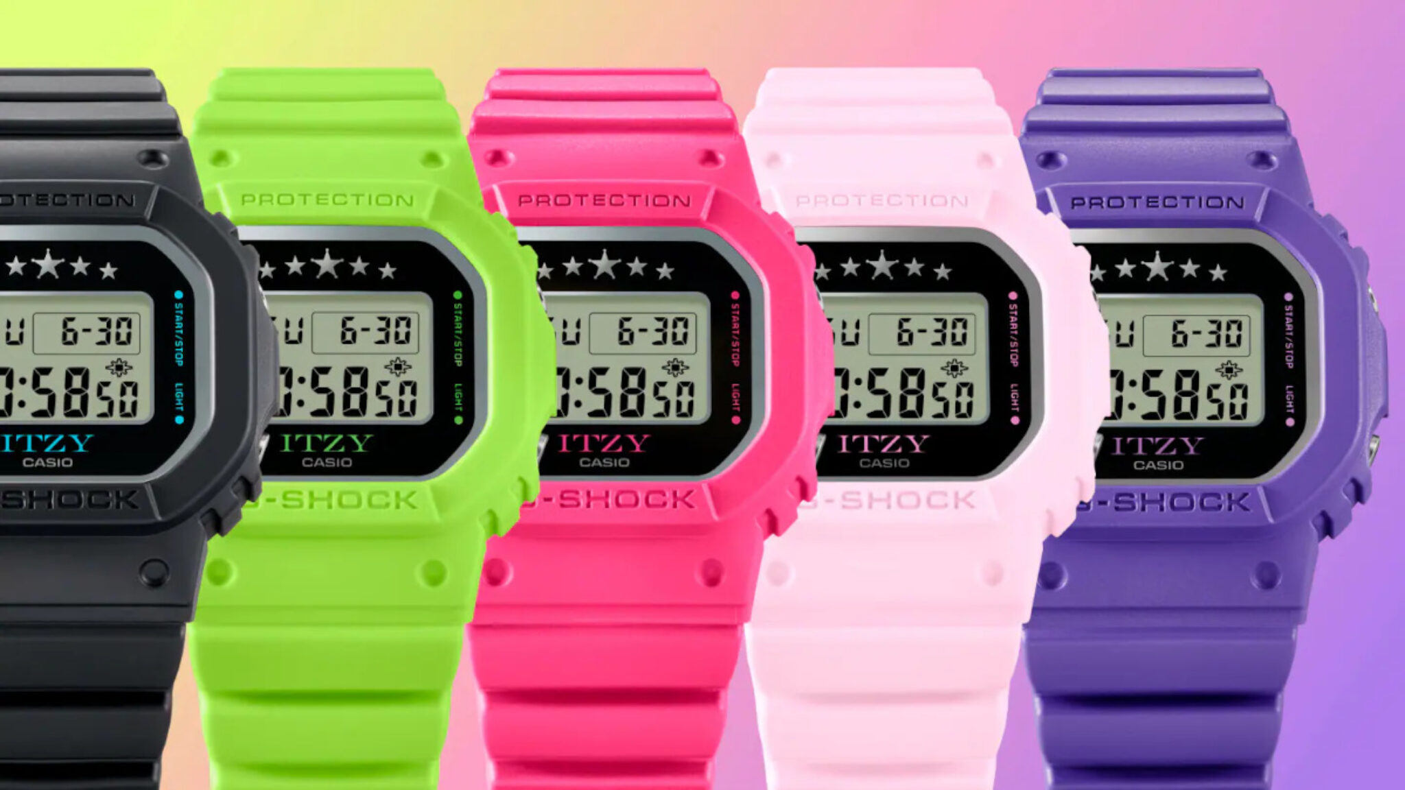 CASIO  G-SHOCK S Series ITZY Collaboration GMD-S5610IT-3JR Digital Quartz Watch