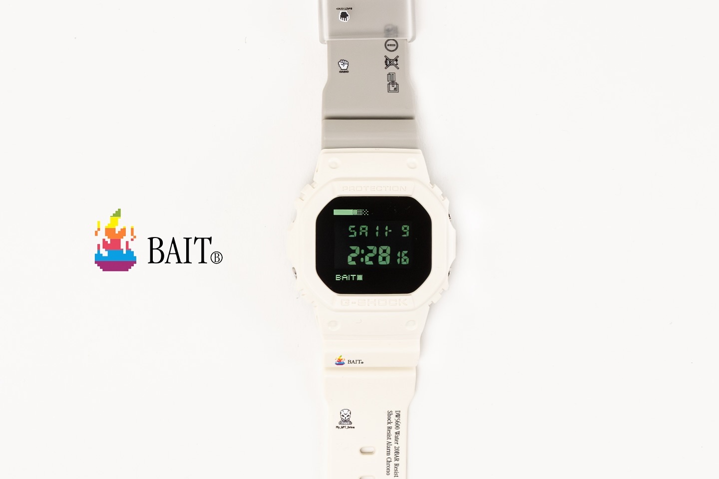 Bait x G Shock DW5600 2024 collaboration with Innovation Apple like theme G Central G Shock Fan Site