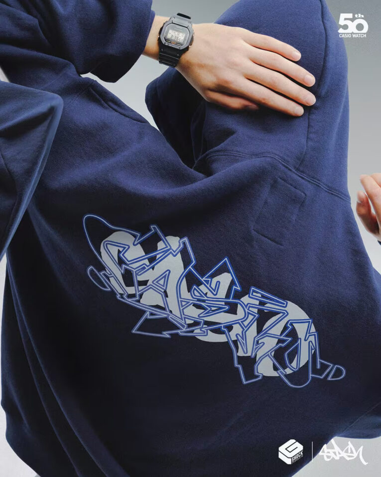 G-Shock Products Stash x Casio Logo Collection Hoodie Back