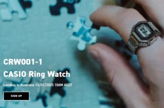 Casio Australia announces release date for the limited edition Ring Watch (January 13)