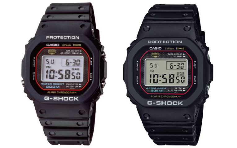 G-Shock DW-5000R-1A Versus DW-5000C-1A