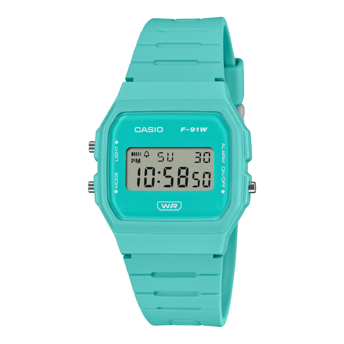 Previously unseen Casio F 91WB 2A2 digital watch in Tiffany like blue listed at Amazon G Central G Shock Fan Site