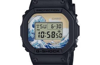 G-Shock DW-5600KHK24-1: The Great Wave off Kanagawa by Hokusai