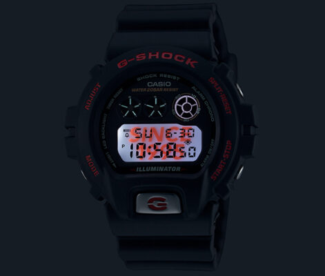 G-Shock DW-6900TR LED Backlight