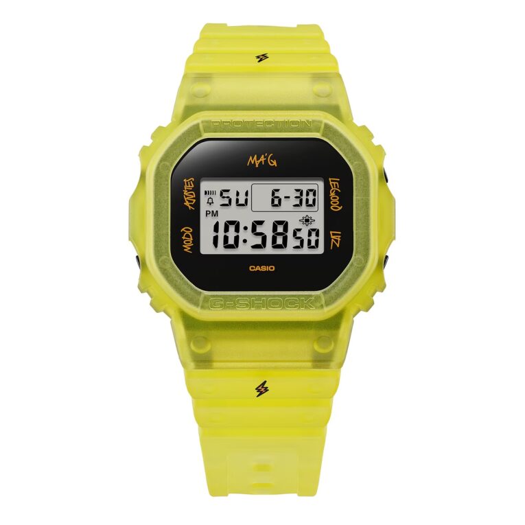 G-Shock DWE-5600JB-1A9 Yellow Display