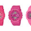 G-Shock Power Pink Series includes three smaller watches