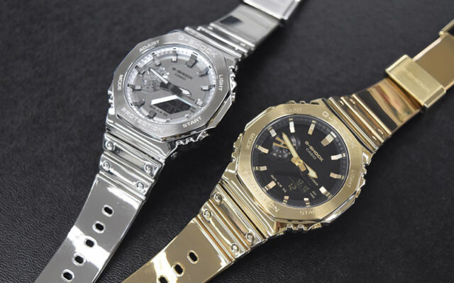 G-Shock GM-2100YM-8A and GM-2100YMG-9A with Tough Silicone Band