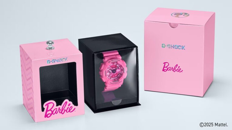 Barbie x G-Shock GMA-S110BE-4A Display Box