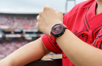 Hiroshima Toyo Carp x G-Shock GA-2100 for 2025 Wrist Shot