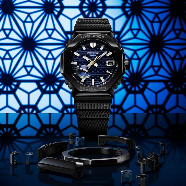 G-Shock MRG-B2100R-2A with Blue Ink theme