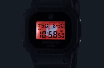 Undefeated x G-Shock DWE5600UD-1 LED Backlight