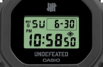 Undefeated x G-Shock DWE5600UD-1 Face