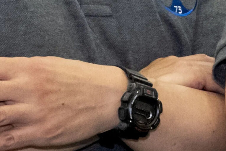 Kimiya Yui G-Shock DW-9052 with Crew-11