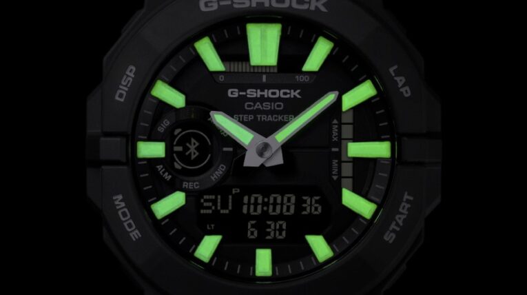G-Shock GBA-950 Dial with Luminous Hour Markers