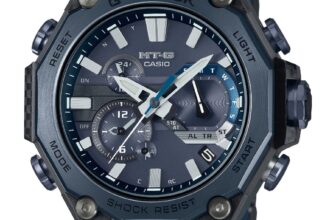 G-Shock MT-G MTG-B2000YBD-2A Blue-Gray with Carbon Bezel Frame