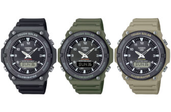 Tough Solar-powered Casio AQS820W series released in the U.S.