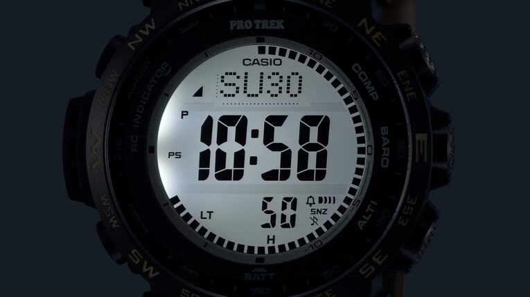 Pro Trek PRW-35LD and PRW-35TLD LED Backlight