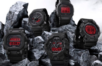 G-Shock Black and Bold Red Series