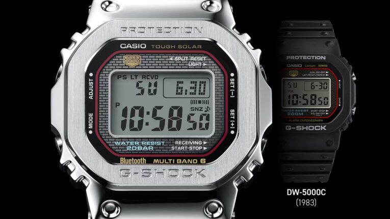 G-Shock GMW-B5000D-1C and DW-5000C-1A