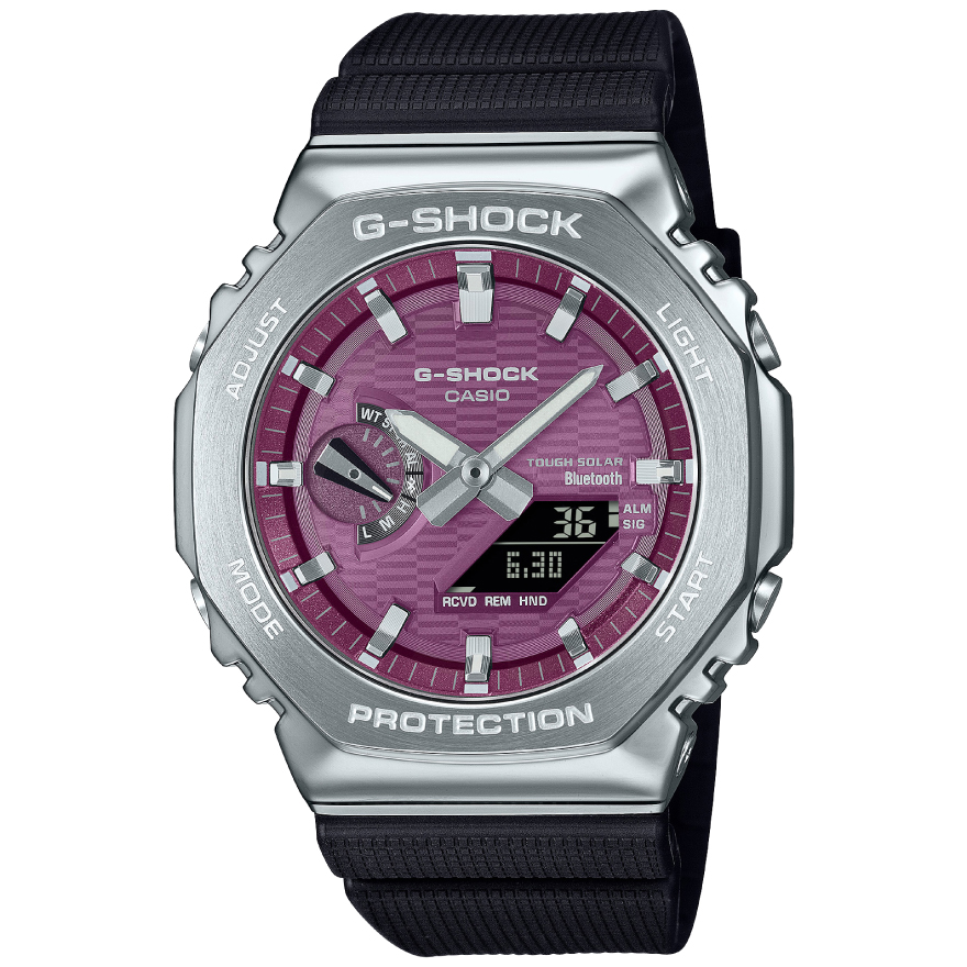 New G-Shock GBM-2100A colorways with patterned dials for the