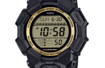 G-Shock GD-010GB-1A9: Black and Gold